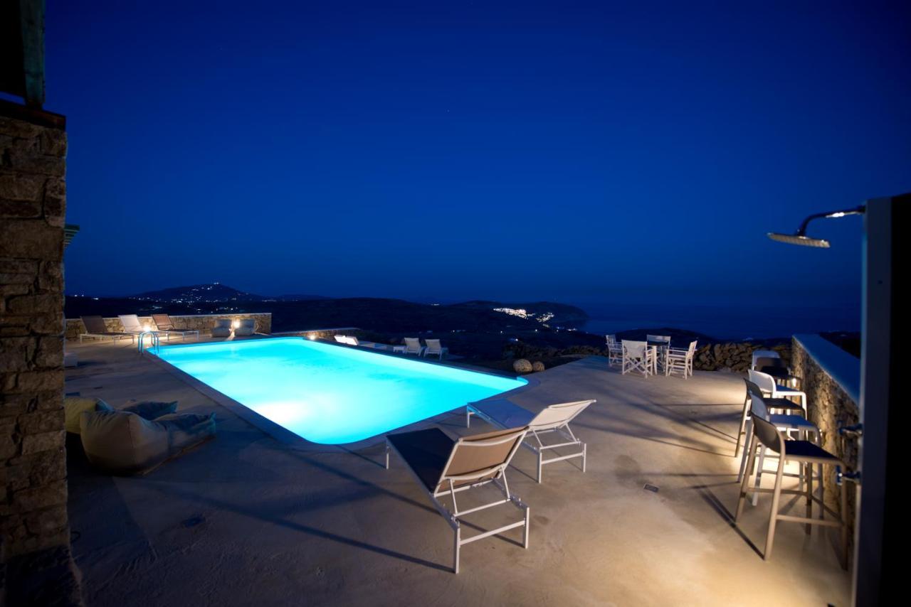 Luxury Athena Suite In Villa Georgia - Breathtaking Sea View And Pool Front Plintri Ngoại thất bức ảnh